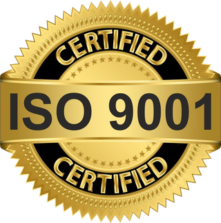 ISO 9001 Quality Mgmt certified